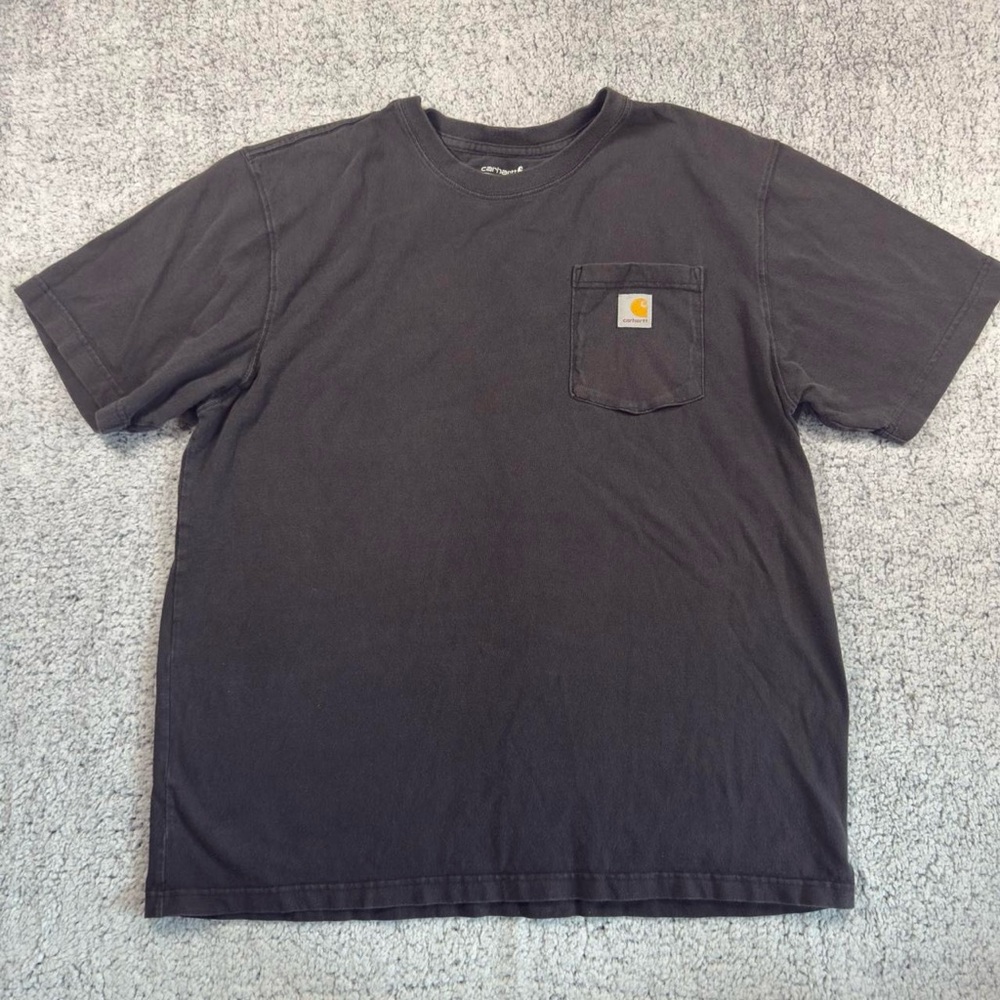 Carhartt K87 Heavyweight Cotton Loose Fit Pocket T-Shirt‎ Dark Blue Workwear L